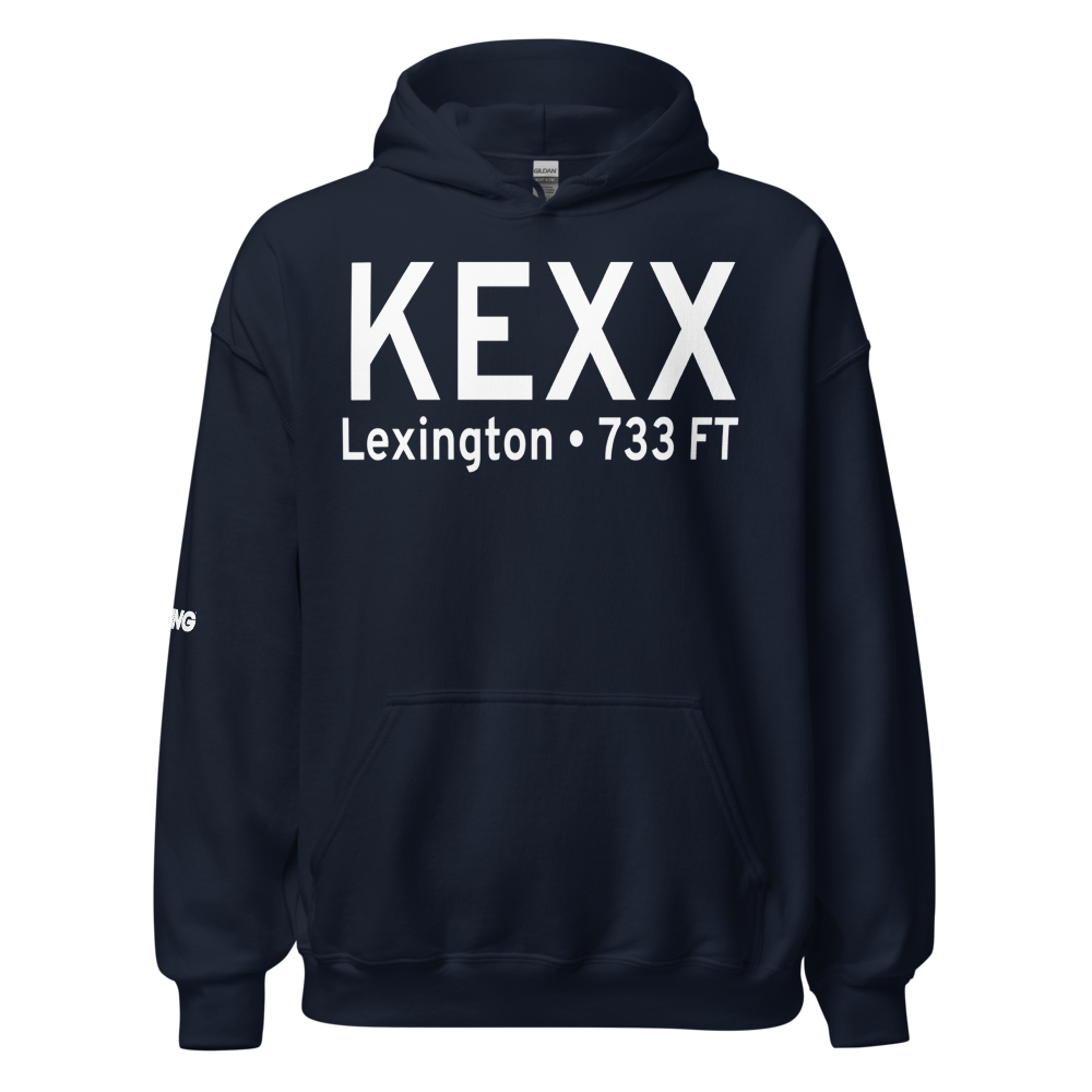 Davidson County Airport (KEXX) ICAO Hoodie Sweatshirt 