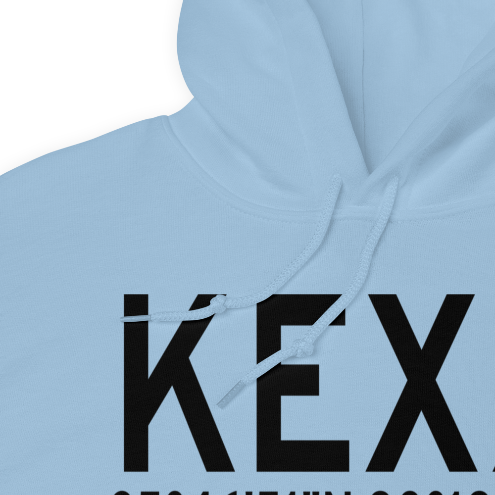 Davidson County Airport (KEXX) ICAO Hoodie Sweatshirt 