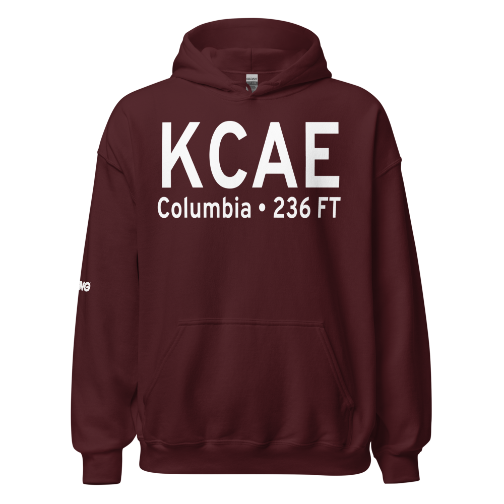 Columbia Metropolitan Airport (KCAE) ICAO Hoodie Sweatshirt 
