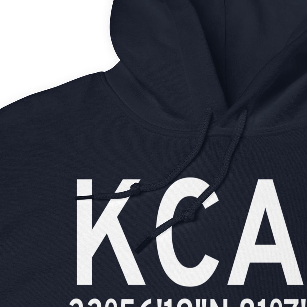 Columbia Metropolitan Airport (KCAE) ICAO Hoodie Sweatshirt 