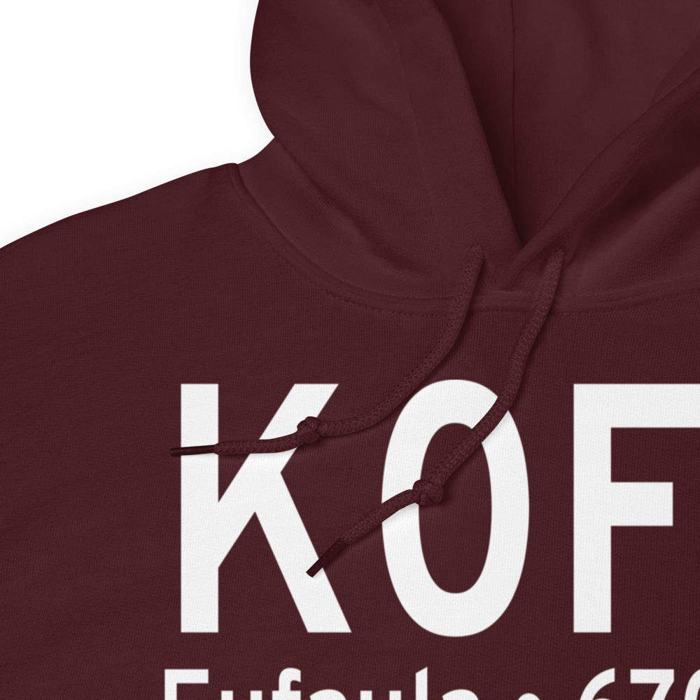 Fountainhead Lodge Airpark (K0F7) ICAO Hoodie Sweatshirt 