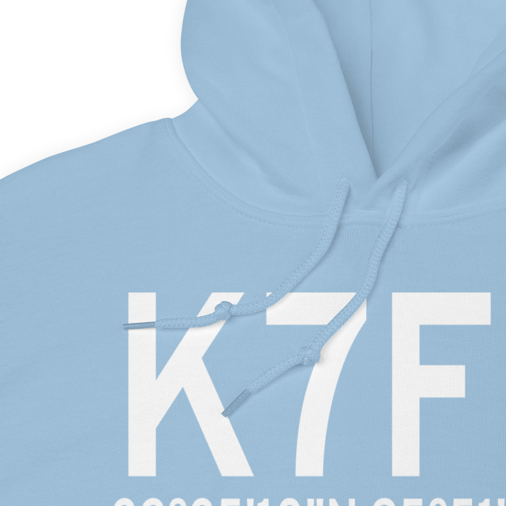 Canton Hackney Airport (K7F5) ICAO Hoodie Sweatshirt 