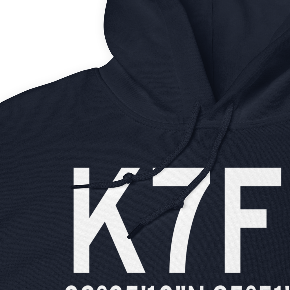 Canton Hackney Airport (K7F5) ICAO Hoodie Sweatshirt 