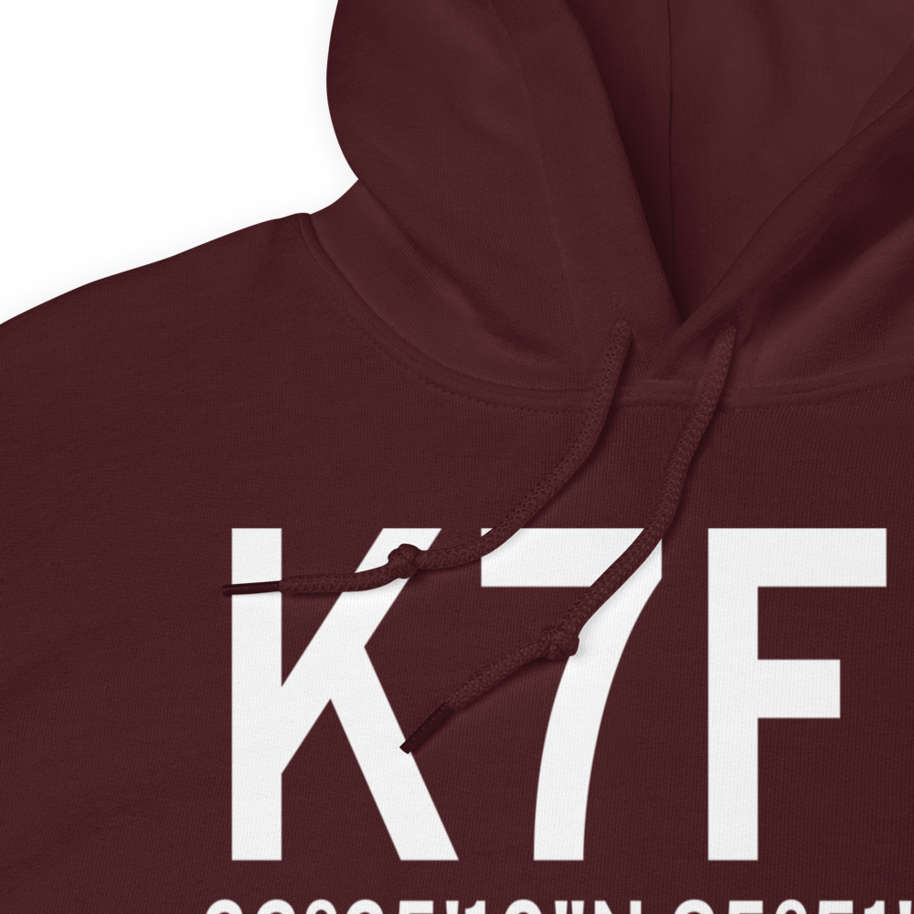 Canton Hackney Airport (K7F5) ICAO Hoodie Sweatshirt 