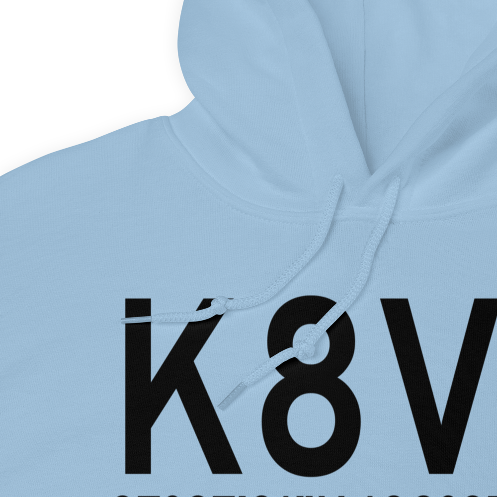 Springfield Municipal Airport (K8V7) ICAO Hoodie Sweatshirt 