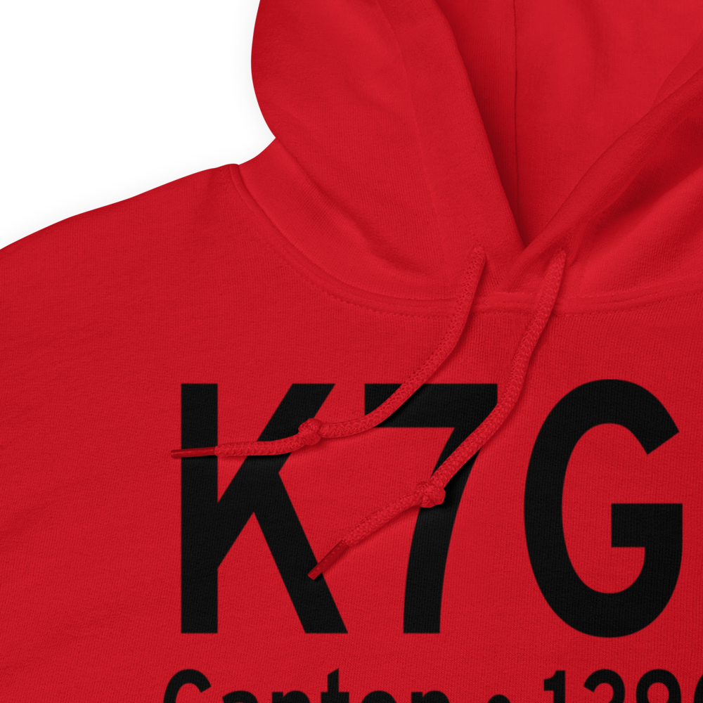 Canton Municipal Airport (K7G9) ICAO Hoodie Sweatshirt 