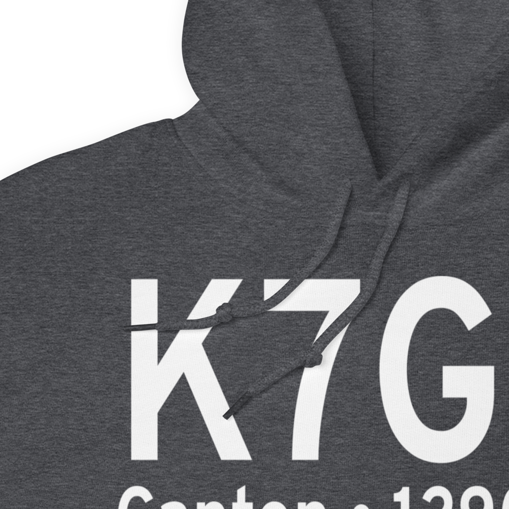 Canton Municipal Airport (K7G9) ICAO Hoodie Sweatshirt 