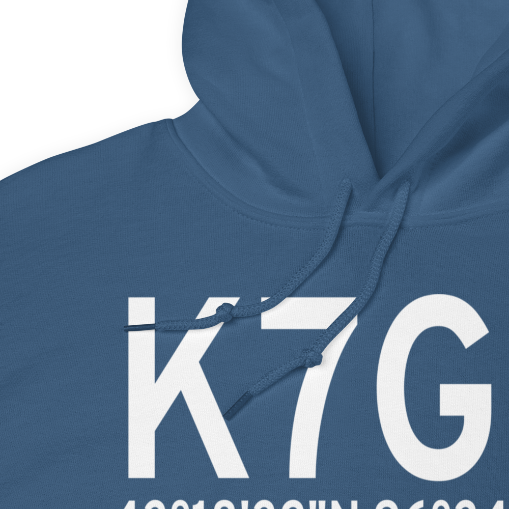 Canton Municipal Airport (K7G9) ICAO Hoodie Sweatshirt 