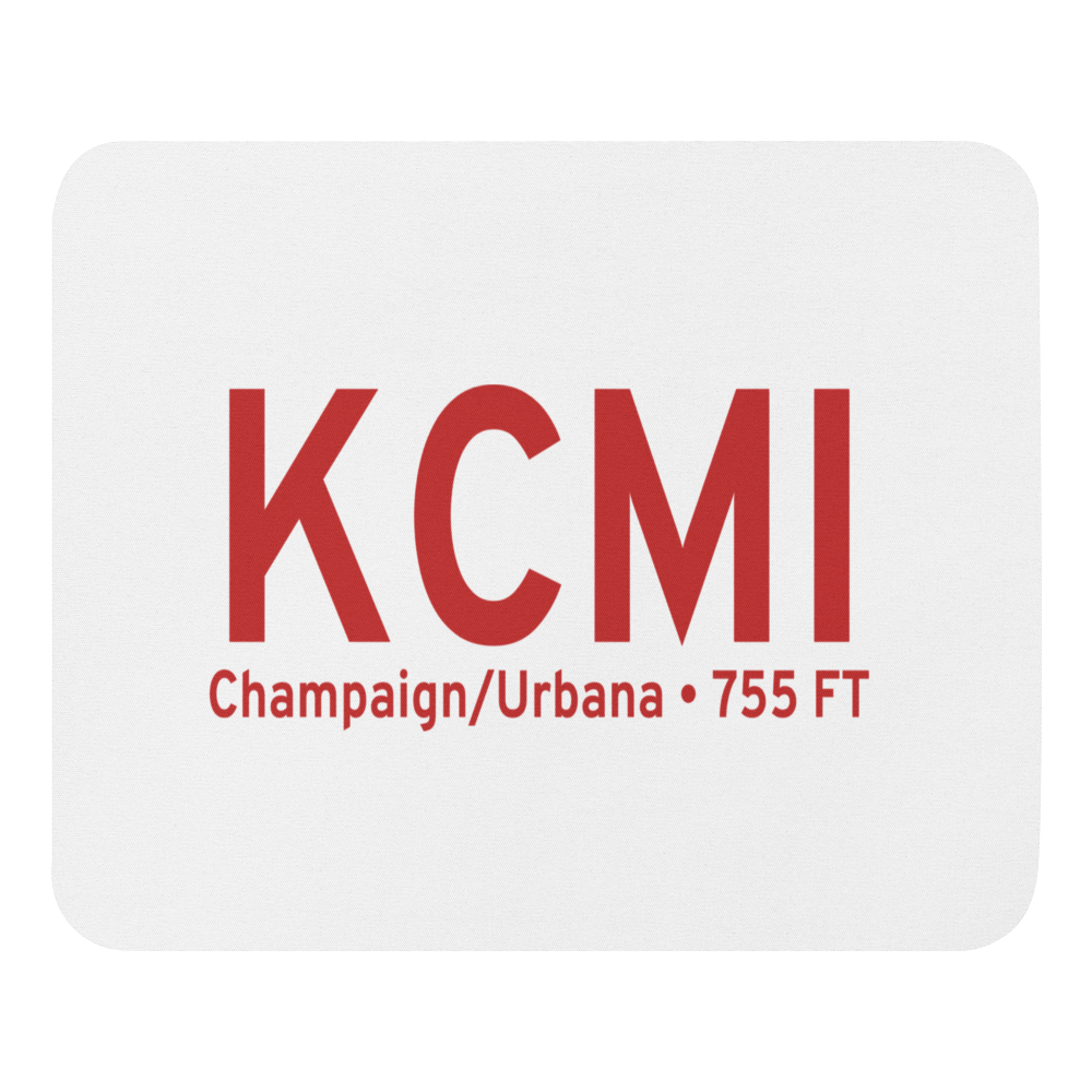 University of Illinois Willard Airport (KCMI) ICAO  Mouse Pad 