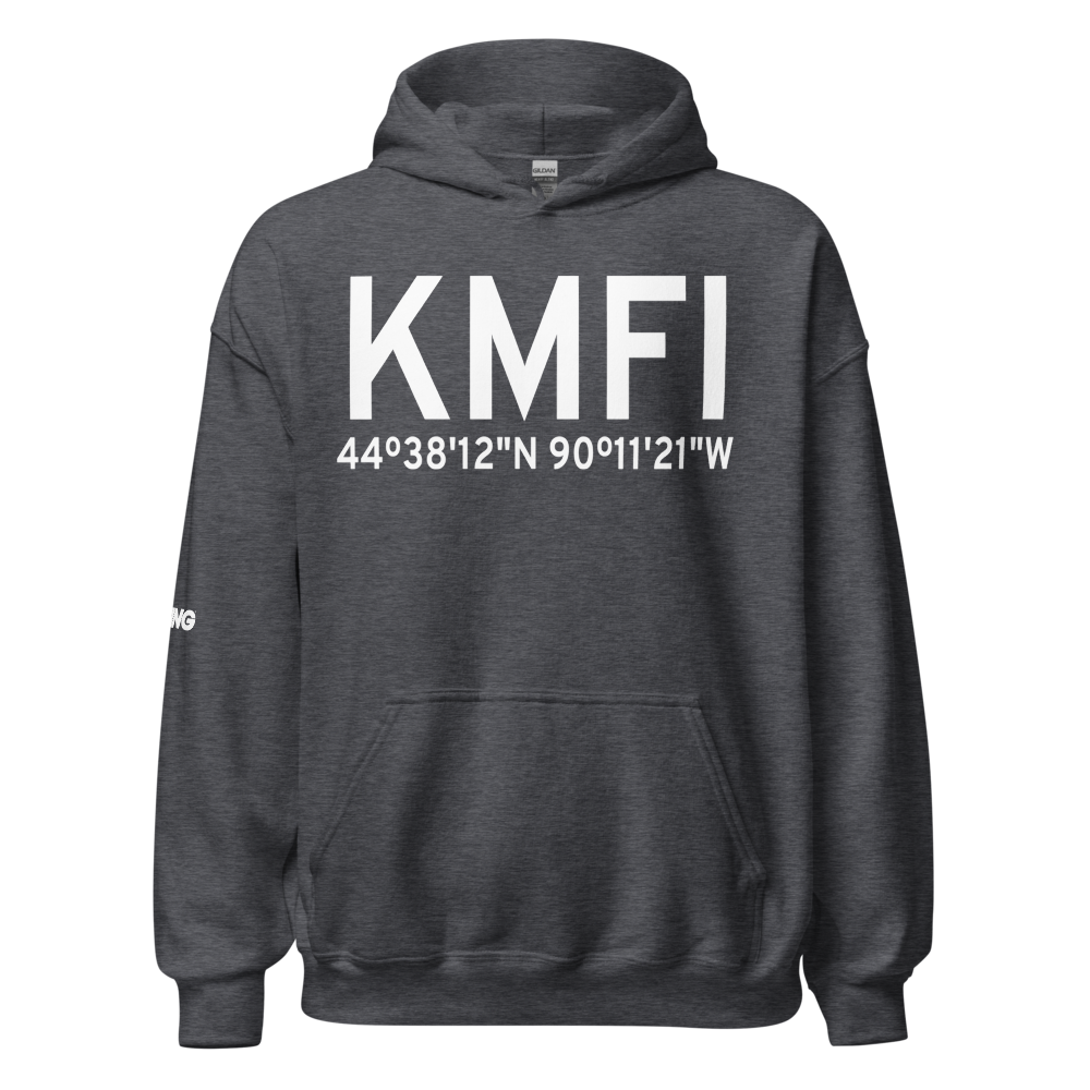 Marshfield Municipal Airport (KMFI) ICAO Hoodie Sweatshirt 