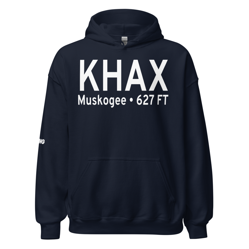 Hatbox Field (KHAX) ICAO Hoodie Sweatshirt 