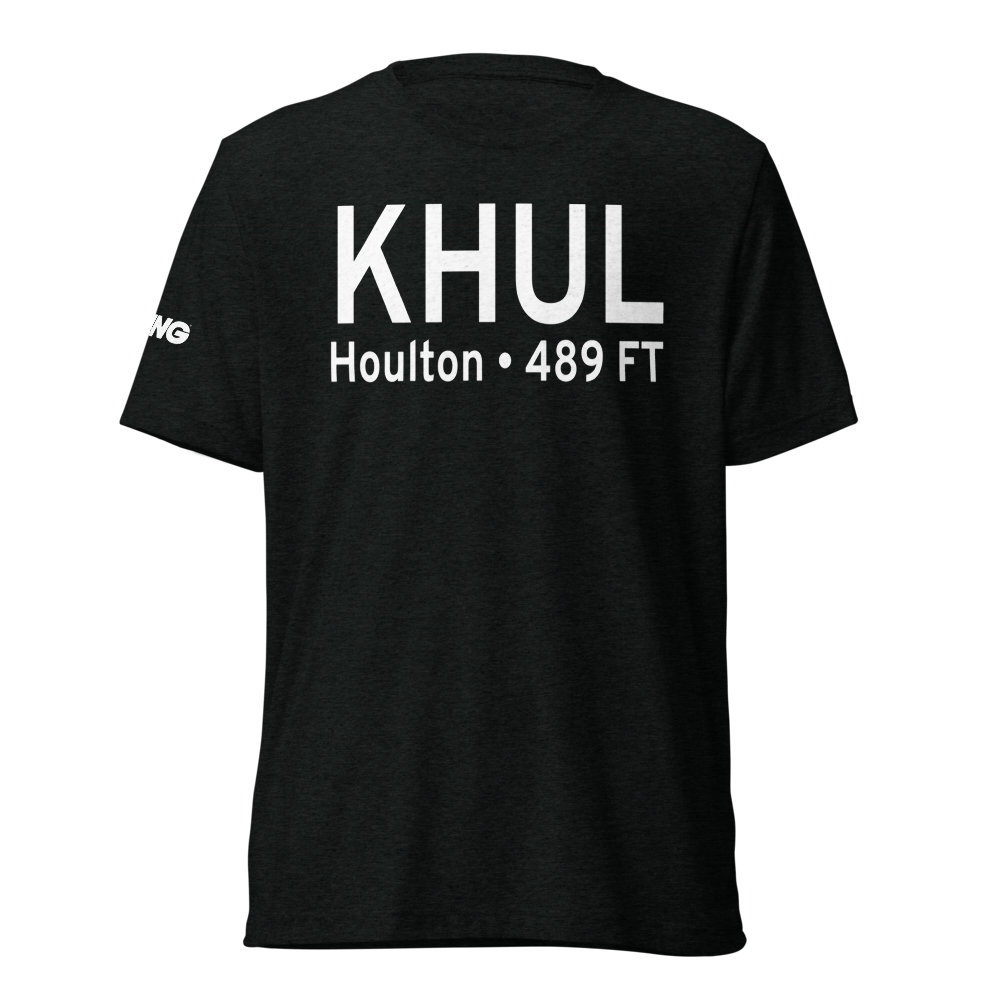 Houlton International Airport (KHUL) ICAO Tri-blend T-Shirt 