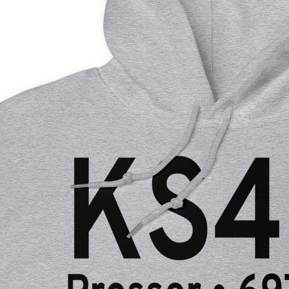 Prosser Airport (KS40) ICAO Hoodie Sweatshirt 