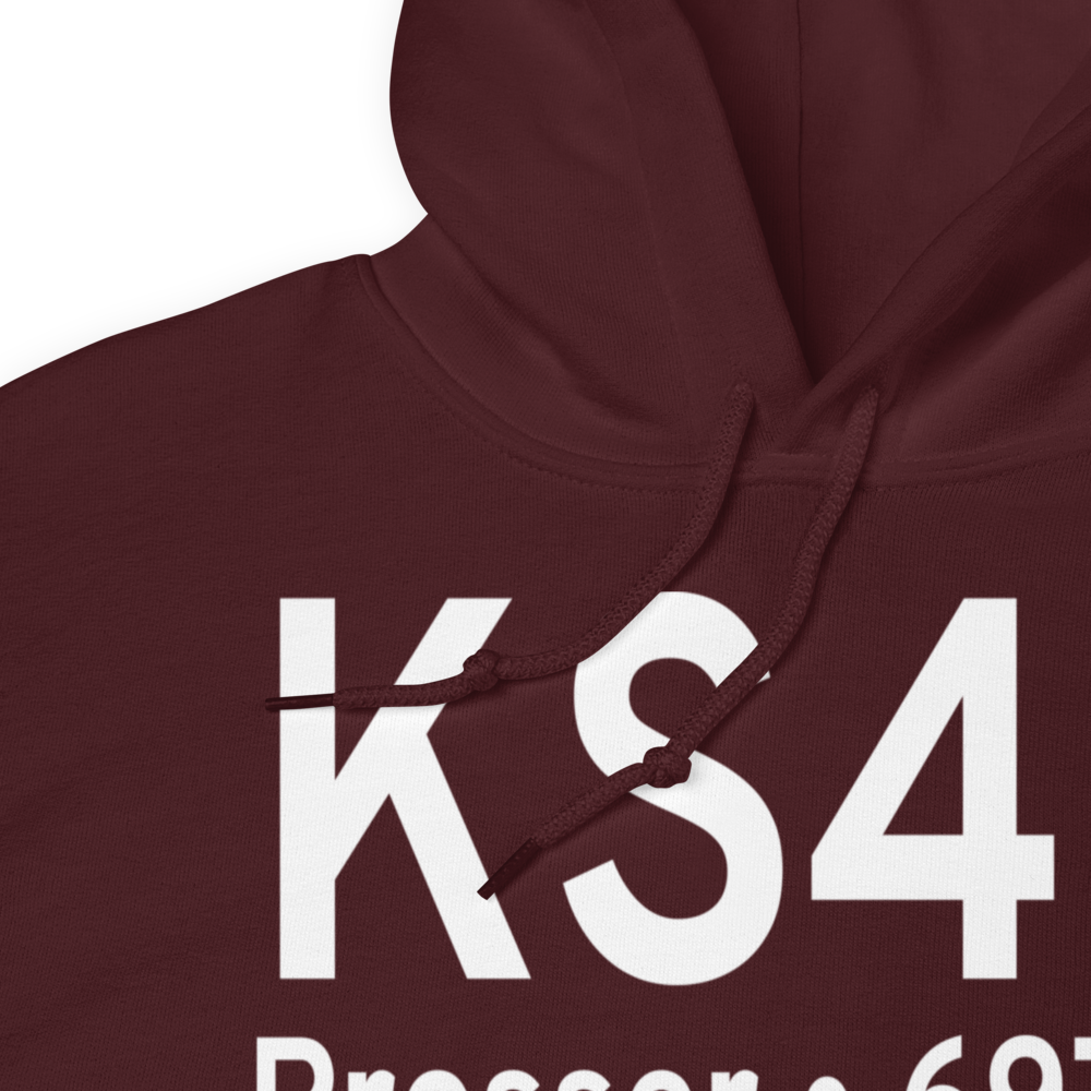 Prosser Airport (KS40) ICAO Hoodie Sweatshirt 