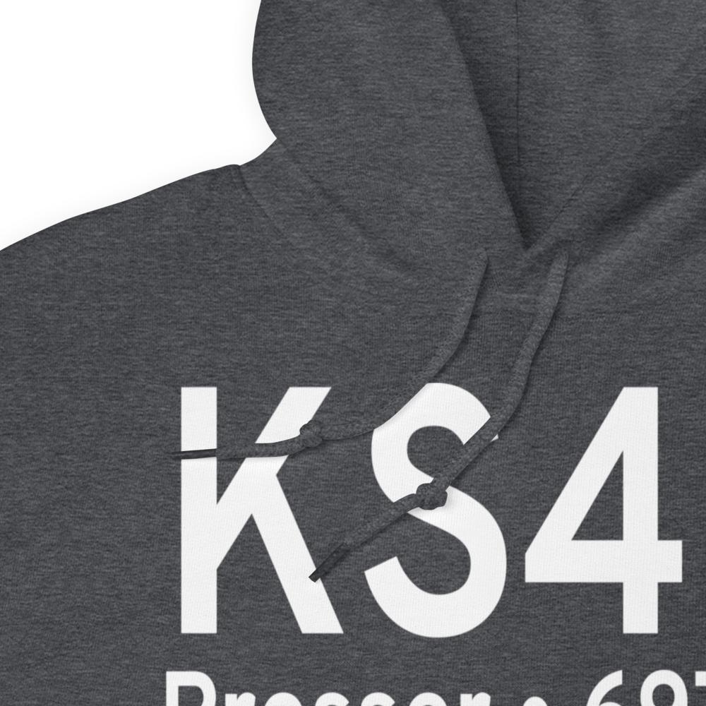 Prosser Airport (KS40) ICAO Hoodie Sweatshirt 