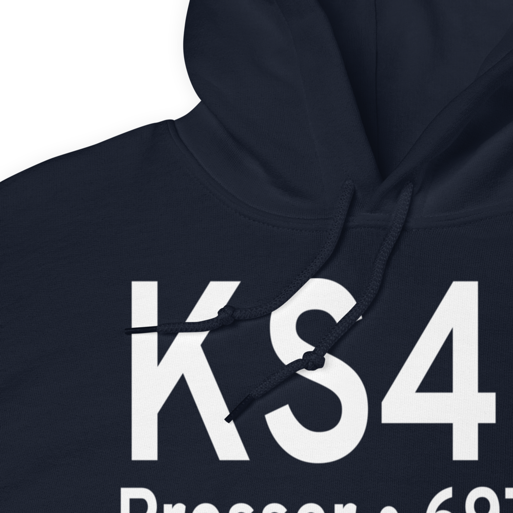 Prosser Airport (KS40) ICAO Hoodie Sweatshirt 