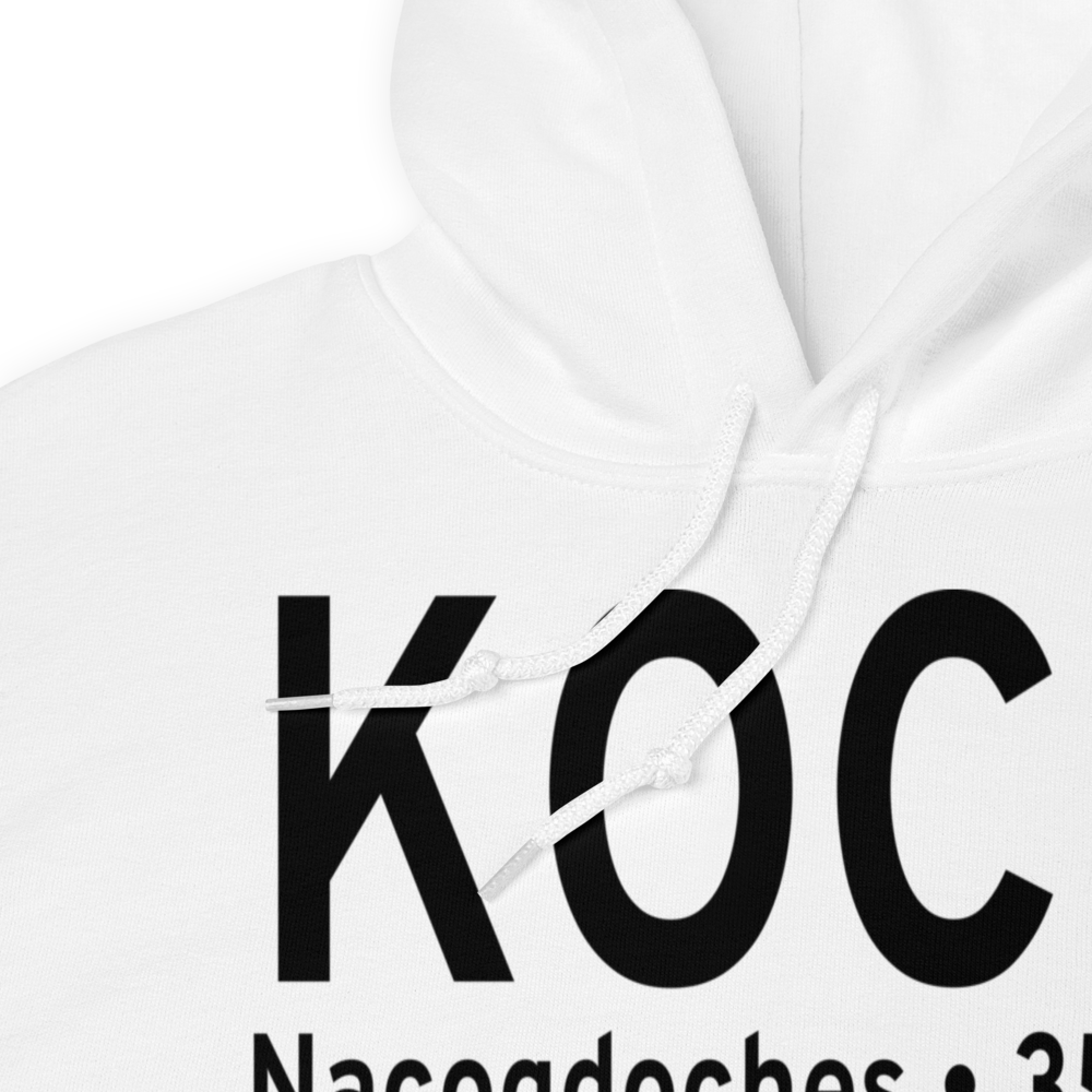 A L Mangham Jr. Regional Airport (KOCH) ICAO Hoodie Sweatshirt 