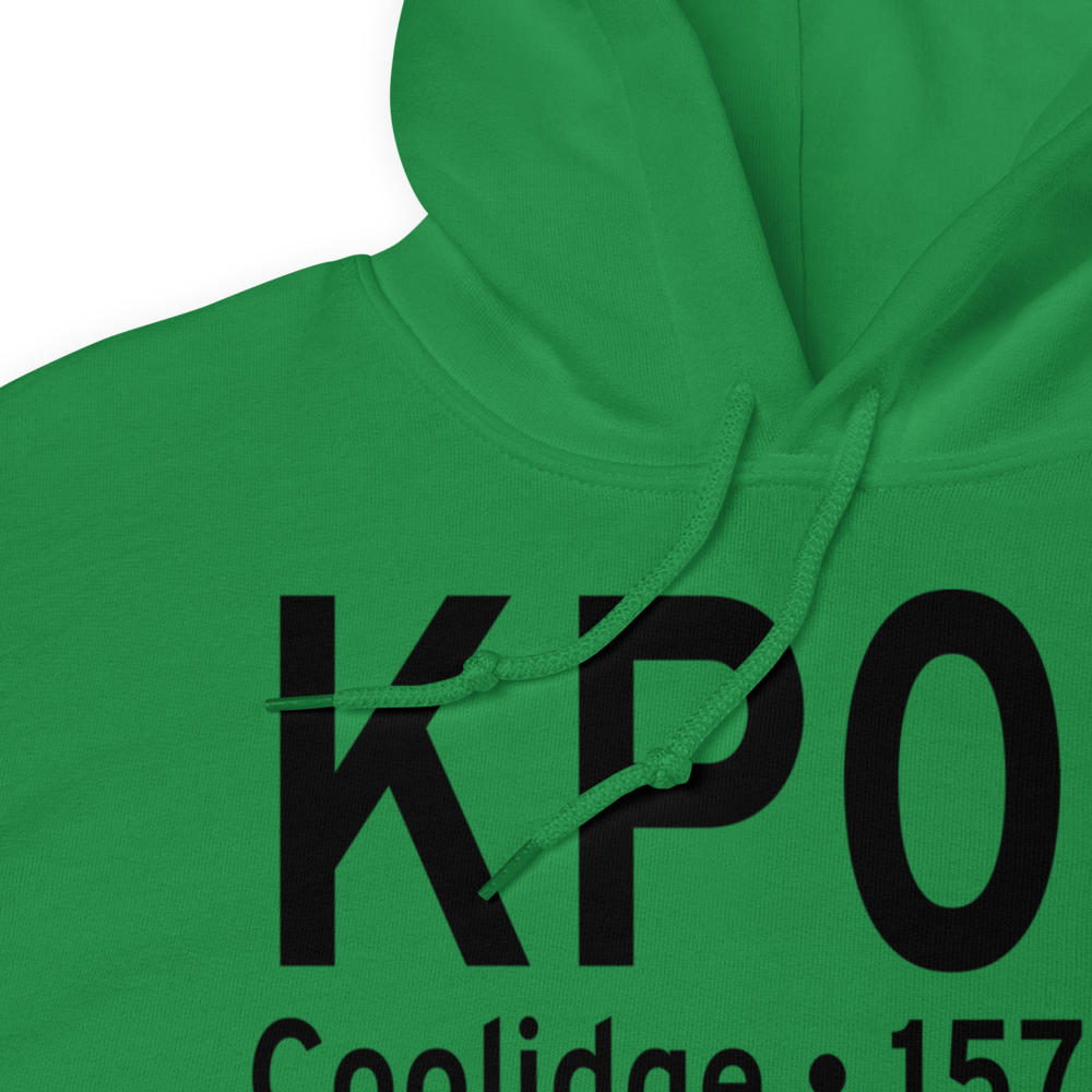 Coolidge Municipal Airport (KP08) ICAO Hoodie Sweatshirt 