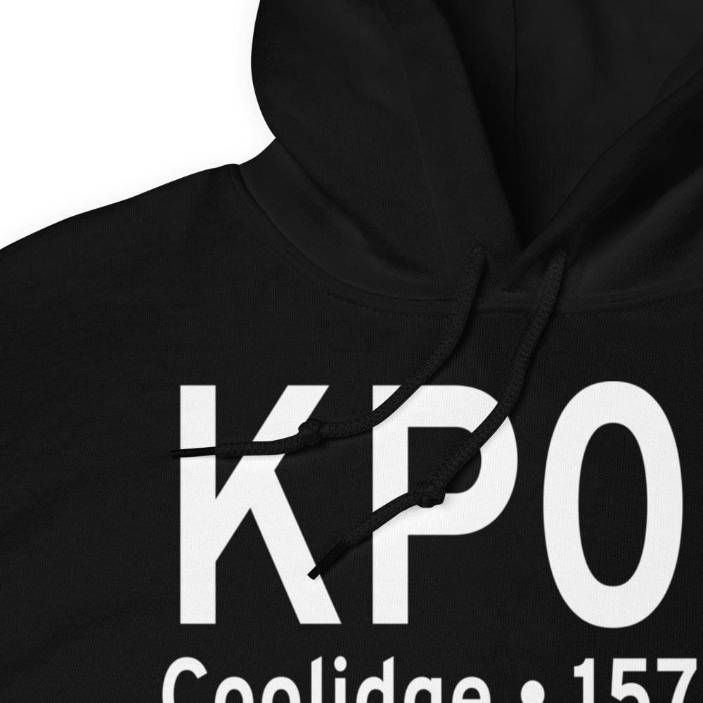 Coolidge Municipal Airport (KP08) ICAO Hoodie Sweatshirt 