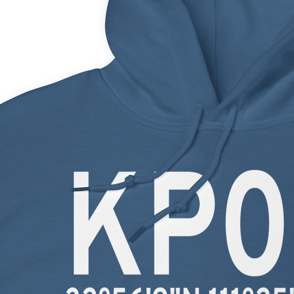 Coolidge Municipal Airport (KP08) ICAO Hoodie Sweatshirt 