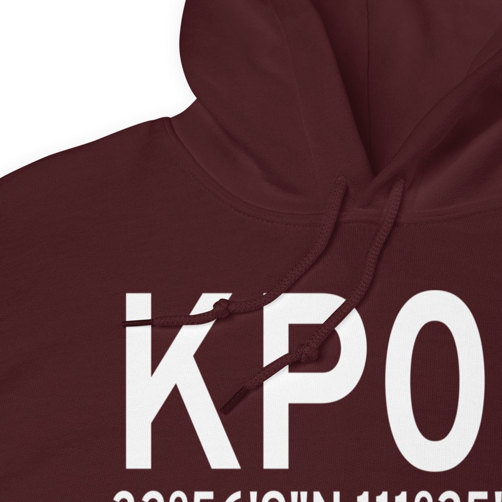 Coolidge Municipal Airport (KP08) ICAO Hoodie Sweatshirt 