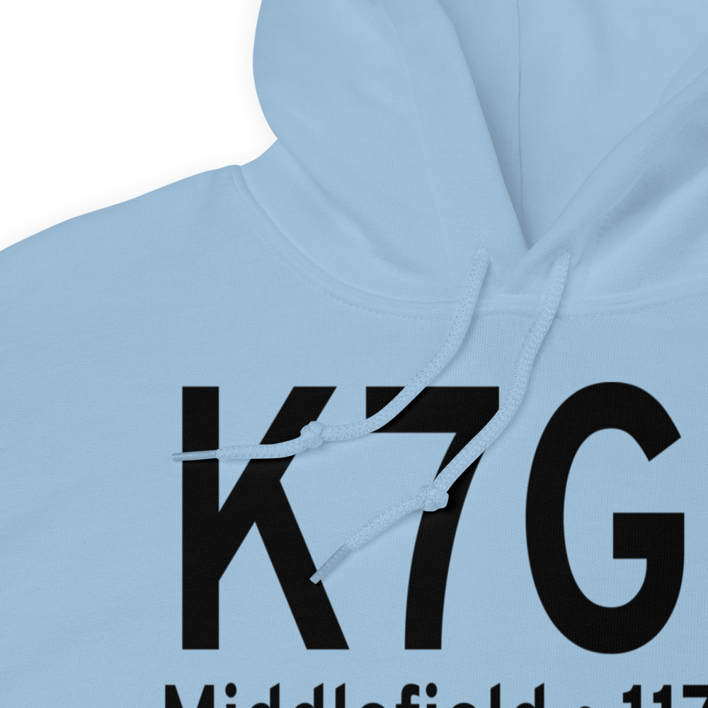 Geauga County Airport (K7G8) ICAO Hoodie Sweatshirt 