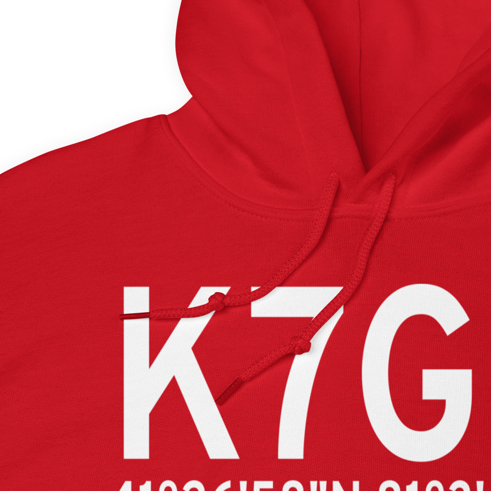 Geauga County Airport (K7G8) ICAO Hoodie Sweatshirt 