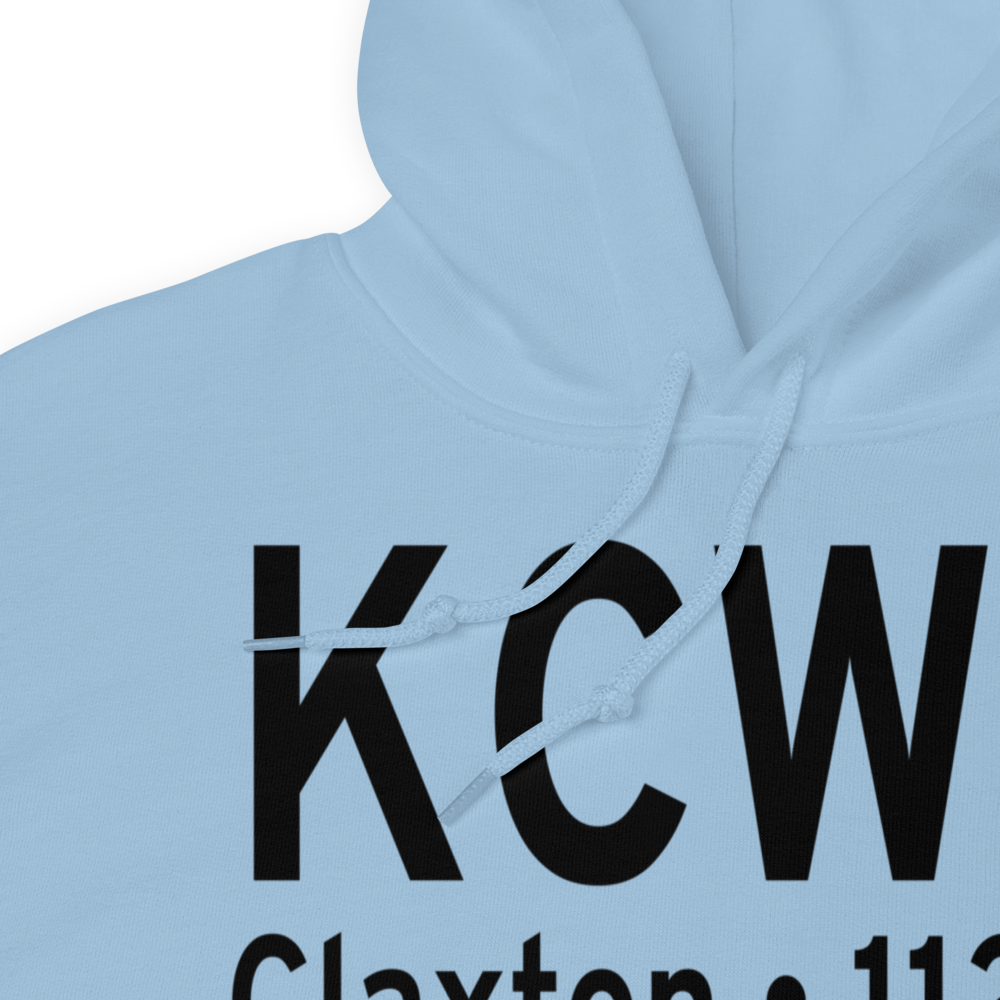 Claxton Evans County Airport (KCWV) ICAO Hoodie Sweatshirt 
