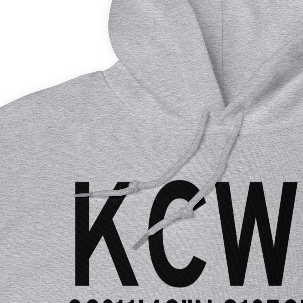 Claxton Evans County Airport (KCWV) ICAO Hoodie Sweatshirt 