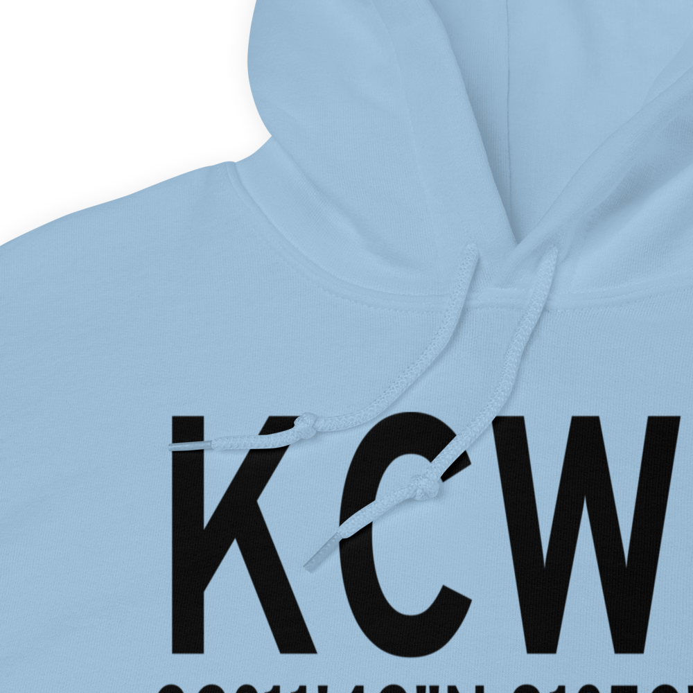Claxton Evans County Airport (KCWV) ICAO Hoodie Sweatshirt 