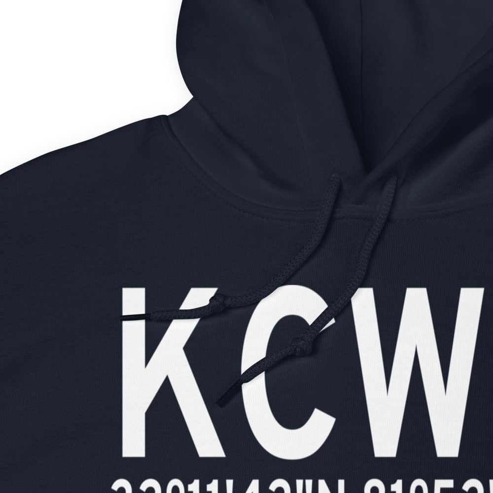 Claxton Evans County Airport (KCWV) ICAO Hoodie Sweatshirt 