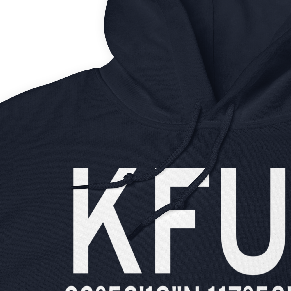 Fullerton Municipal Airport (KFUL) ICAO Hoodie Sweatshirt 