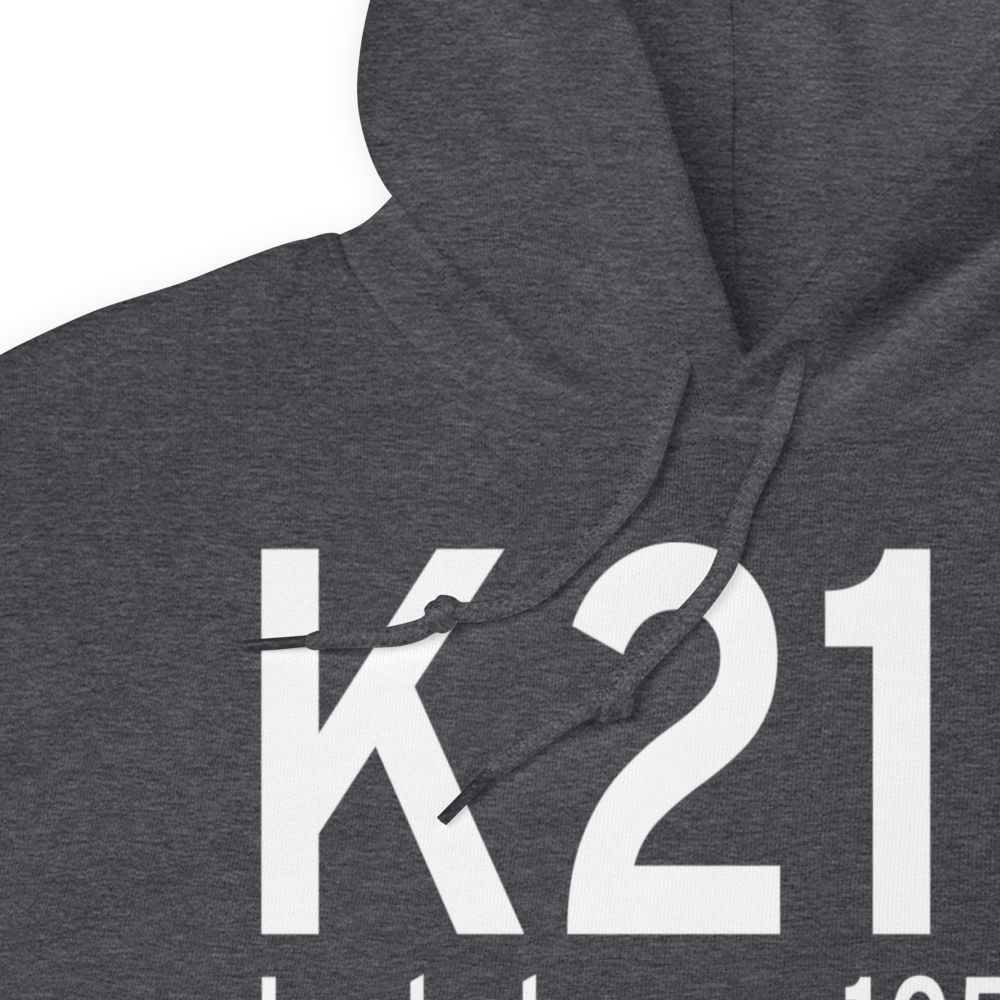 Jacksboro Municipal Airport (K21F) ICAO Hoodie Sweatshirt 