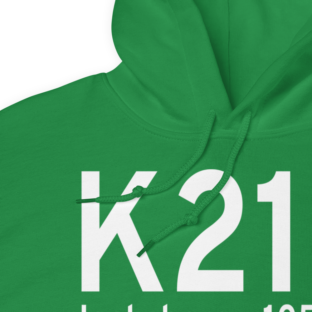 Jacksboro Municipal Airport (K21F) ICAO Hoodie Sweatshirt 