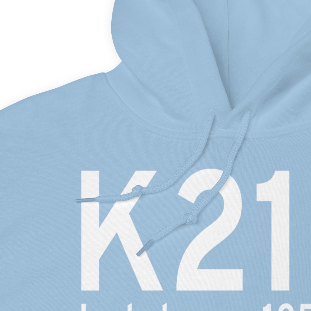 Jacksboro Municipal Airport (K21F) ICAO Hoodie Sweatshirt 