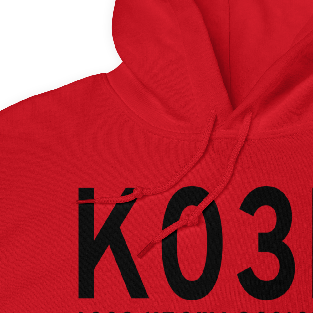 Memphis Memorial Airport (K03D) ICAO Hoodie Sweatshirt 