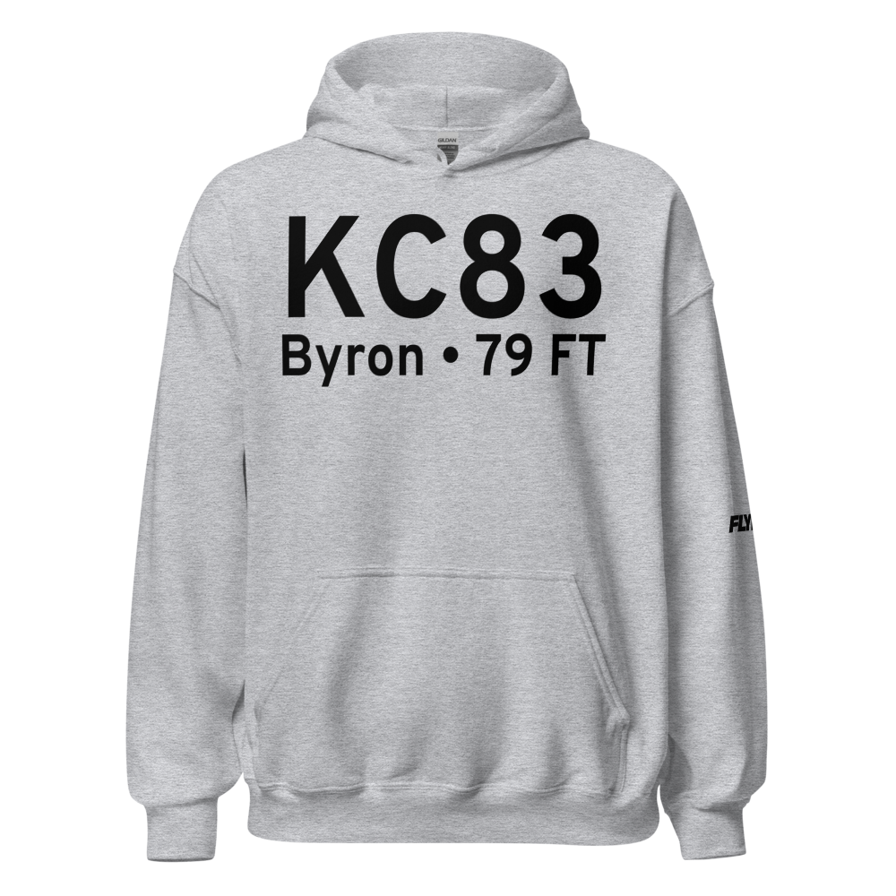 Byron Airport (KC83) ICAO Hoodie Sweatshirt 