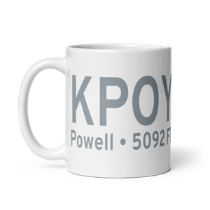 Powell Municipal Airport (KPOY) ICAO Mug