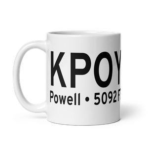 Powell Municipal Airport (KPOY) ICAO Mug
