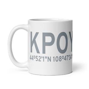 Powell Municipal Airport (KPOY) ICAO Mug