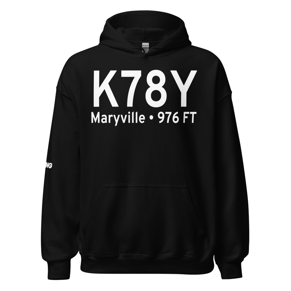 Rankin Airport (K78Y) ICAO Hoodie Sweatshirt 