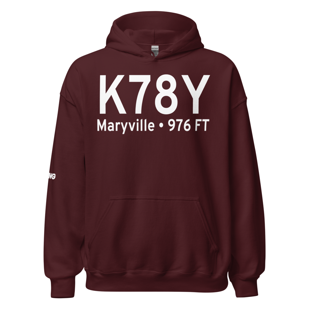 Rankin Airport (K78Y) ICAO Hoodie Sweatshirt 