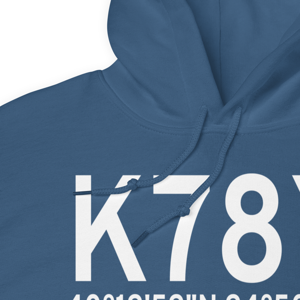 Rankin Airport (K78Y) ICAO Hoodie Sweatshirt 