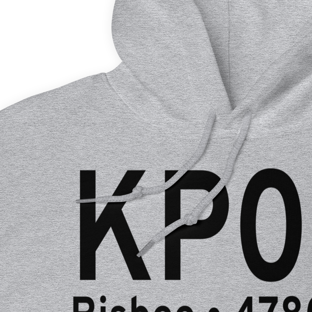Bisbee Municipal Airport (KP04) ICAO Hoodie Sweatshirt 