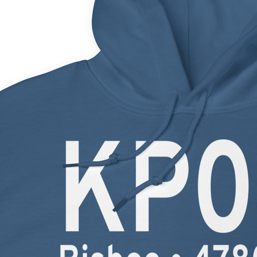 Bisbee Municipal Airport (KP04) ICAO Hoodie Sweatshirt 
