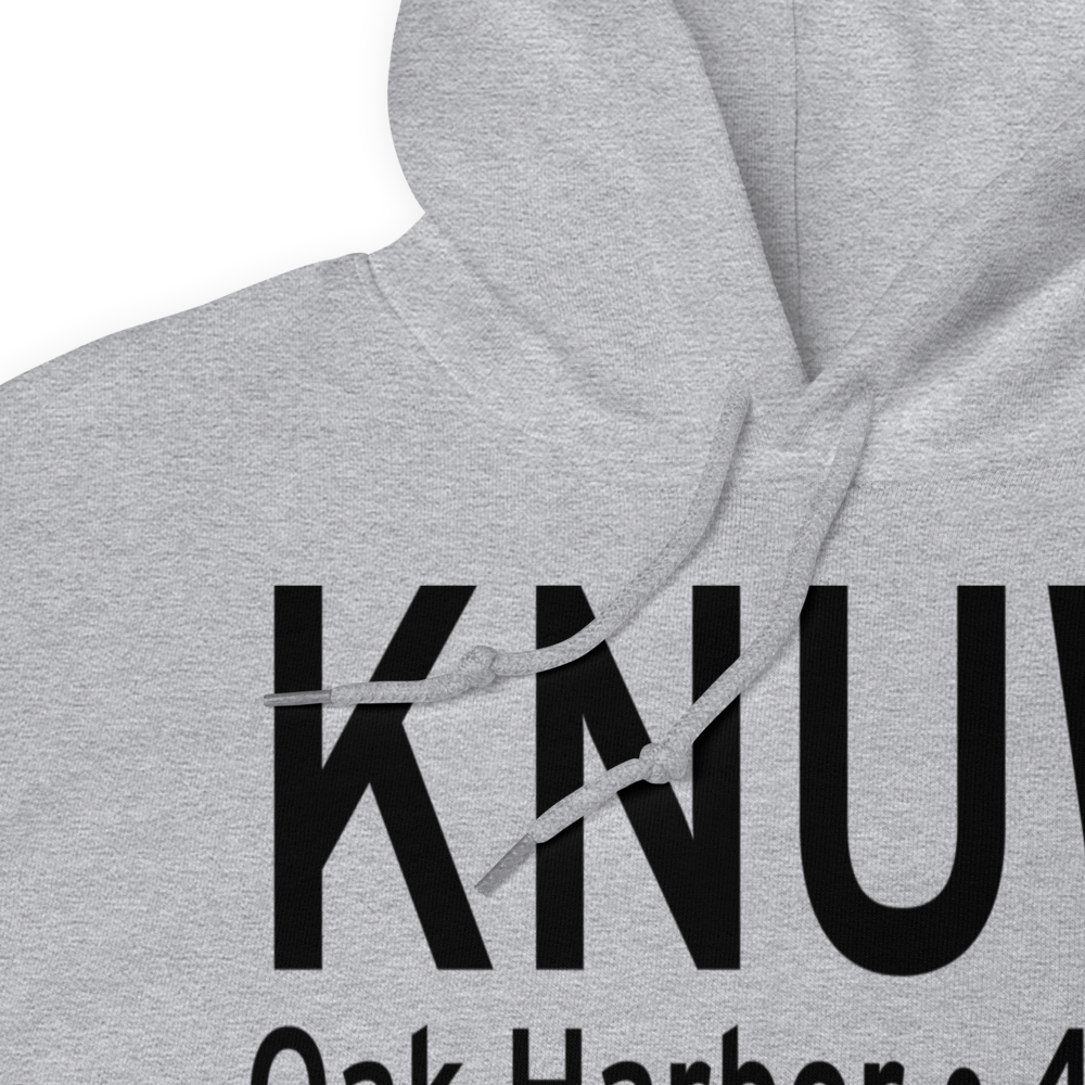 Whidbey Island Naval Air Station (Ault Field) (KNUW) ICAO Hoodie Sweatshirt 