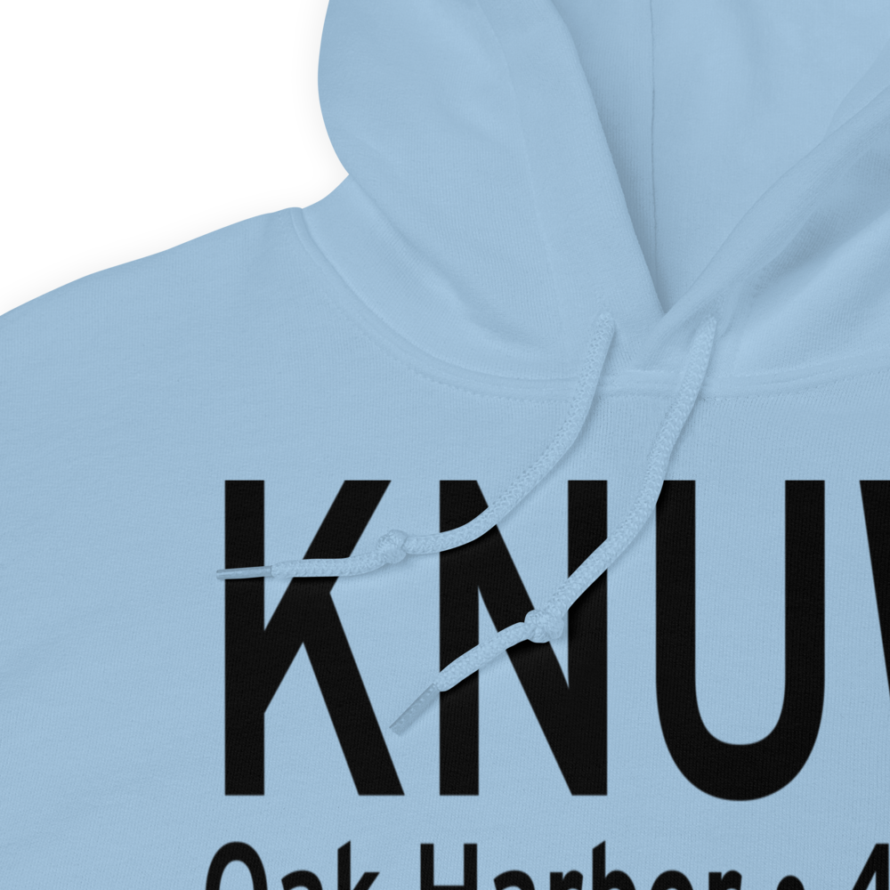 Whidbey Island Naval Air Station (Ault Field) (KNUW) ICAO Hoodie Sweatshirt 