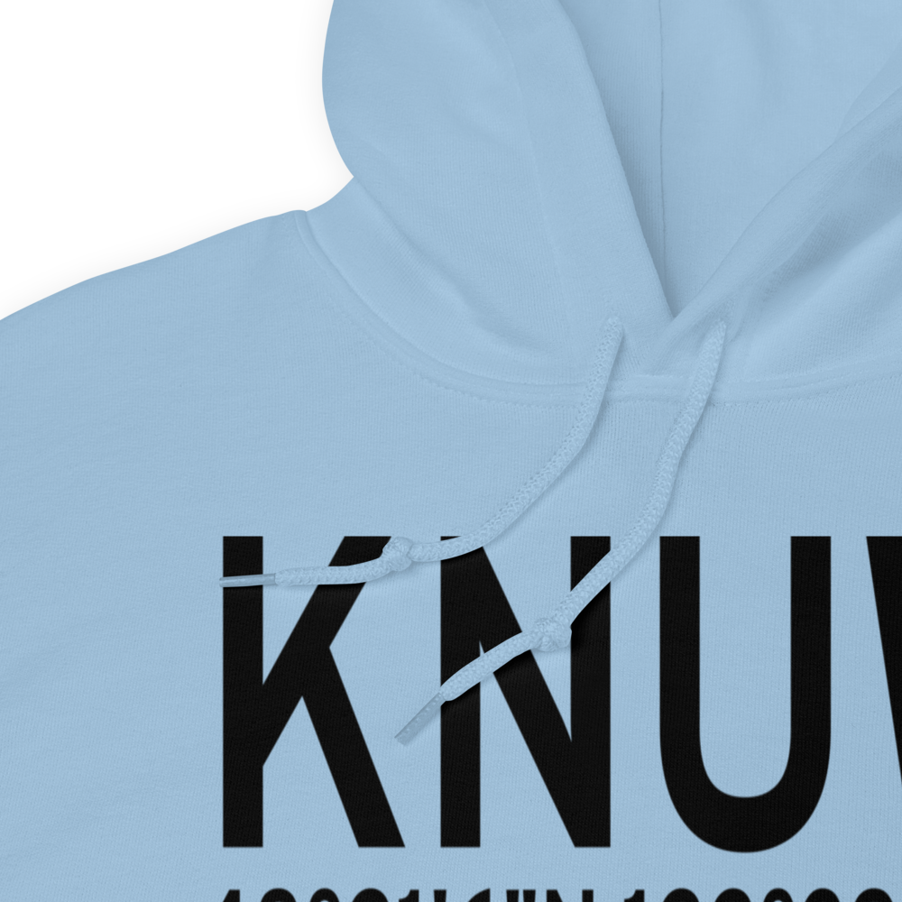 Whidbey Island Naval Air Station (Ault Field) (KNUW) ICAO Hoodie Sweatshirt 