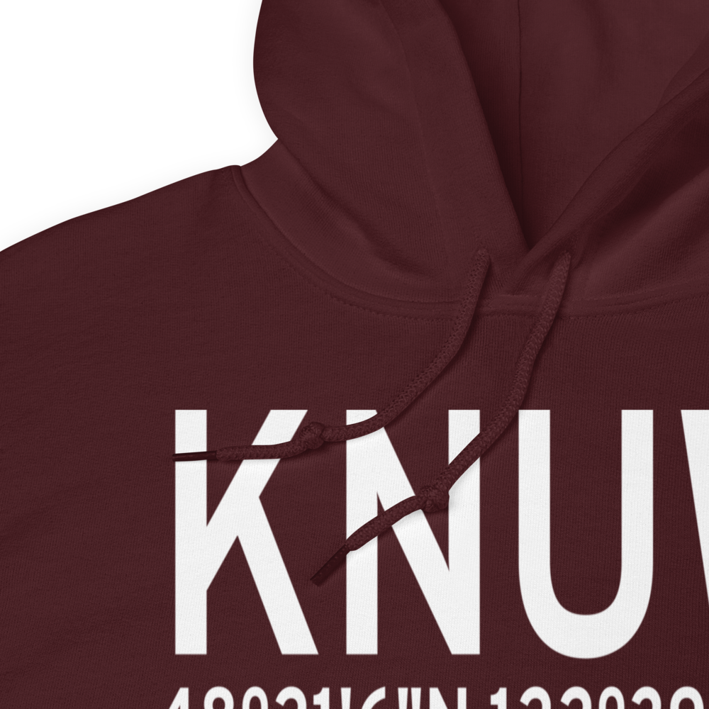 Whidbey Island Naval Air Station (Ault Field) (KNUW) ICAO Hoodie Sweatshirt 