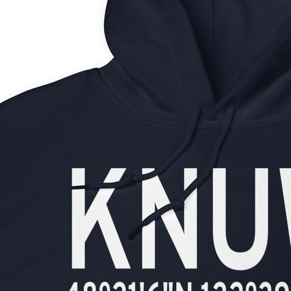 Whidbey Island Naval Air Station (Ault Field) (KNUW) ICAO Hoodie Sweatshirt 
